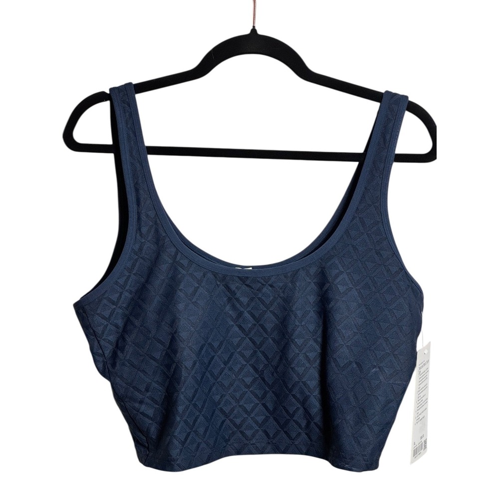 Lululemon Textured Mesh Tennis Tank Top | Size XL | Club Blue | NWT